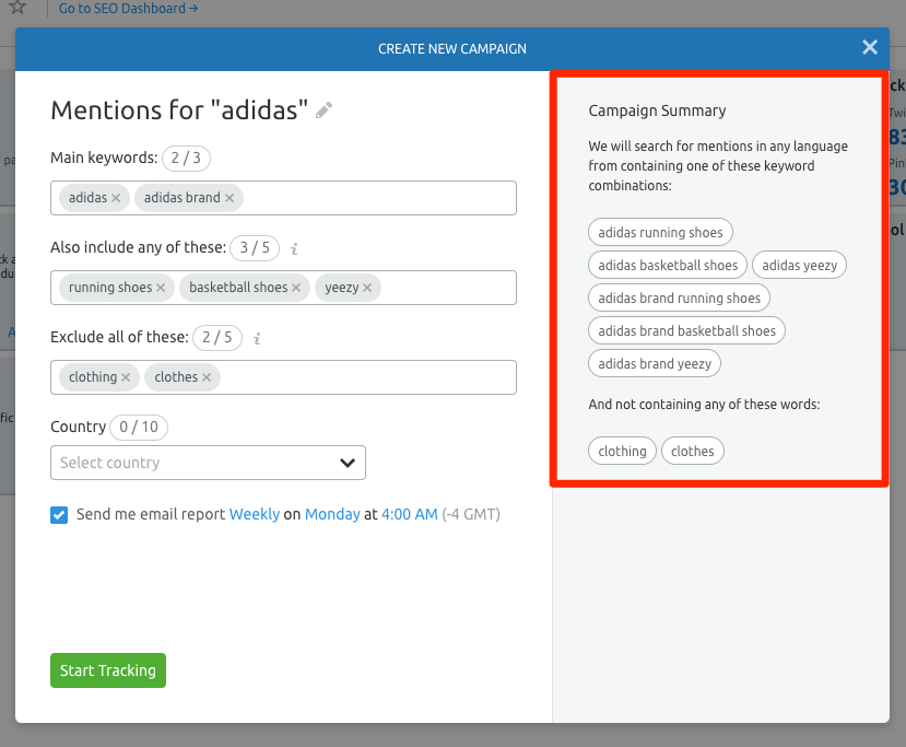 Кампания по мониторингу бренда