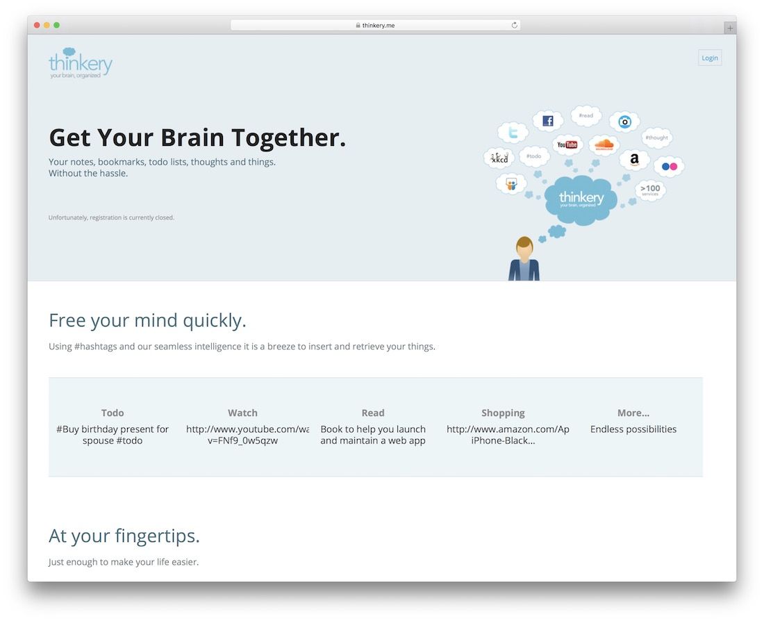 thinkery online notes taking tool