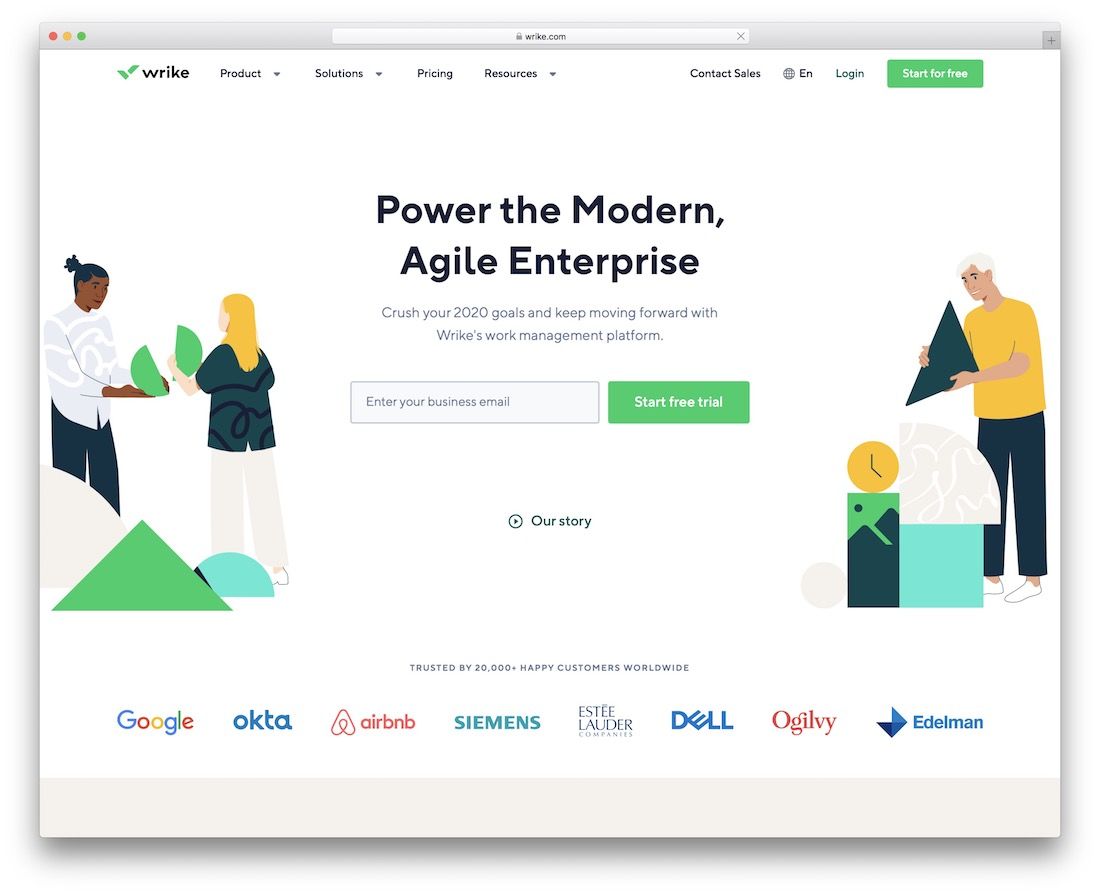 wrike online work management tool
