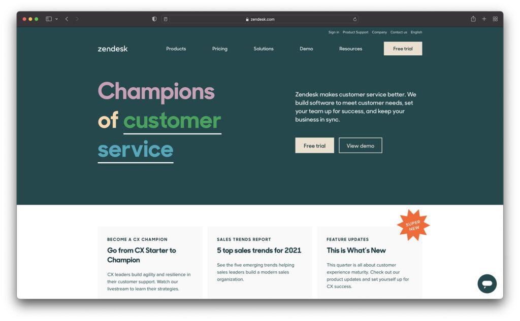 zendesk - лучшее программное обеспечение службы поддержки для электронной коммерции