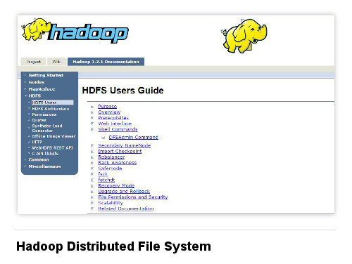 Образ распределенной файловой системы Hadoop
