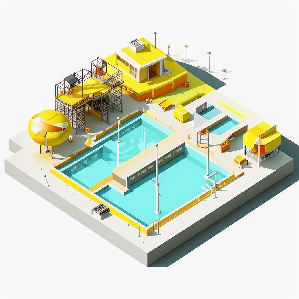 Строительство и монтаж бассейнов, аквапарков Челябинск