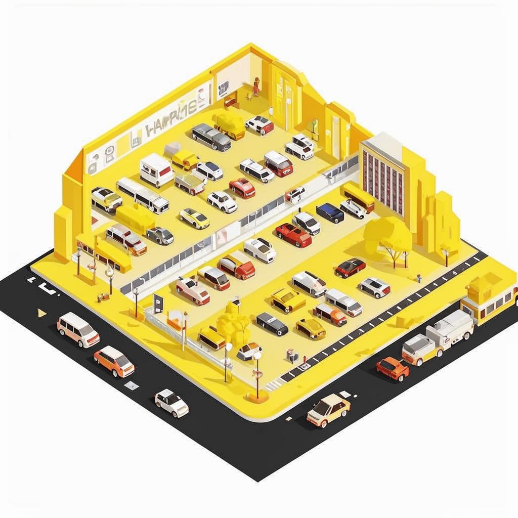 Автомобильная парковка Казань