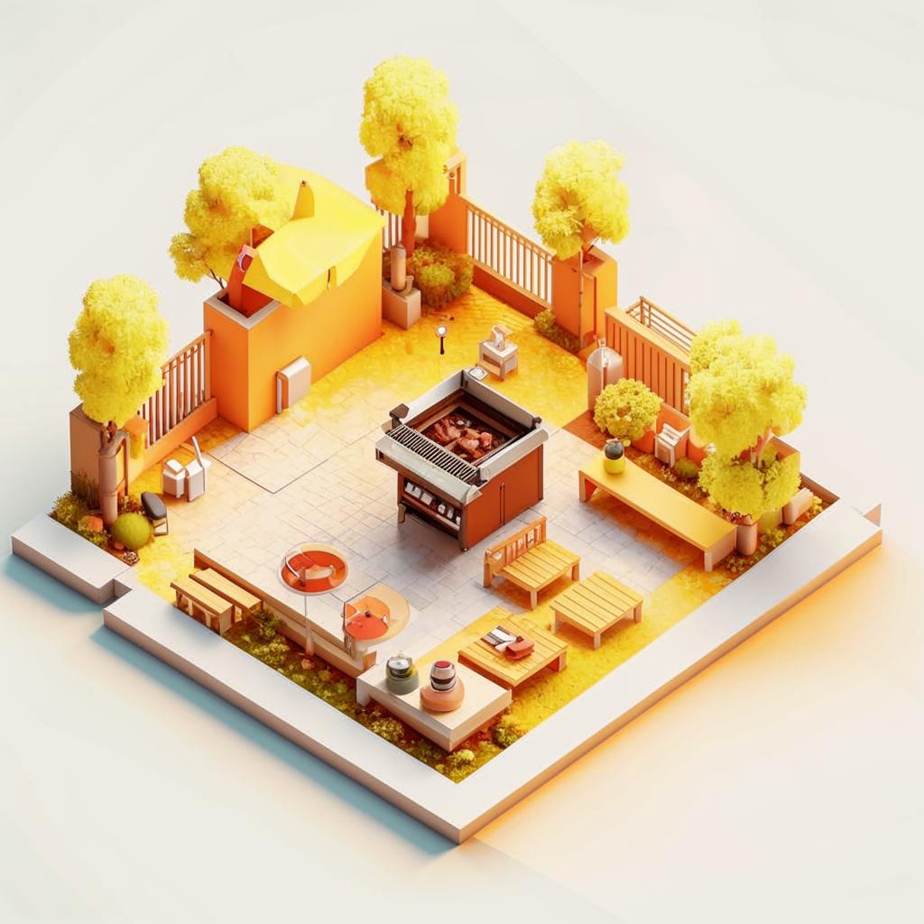 Зона барбекю Казань